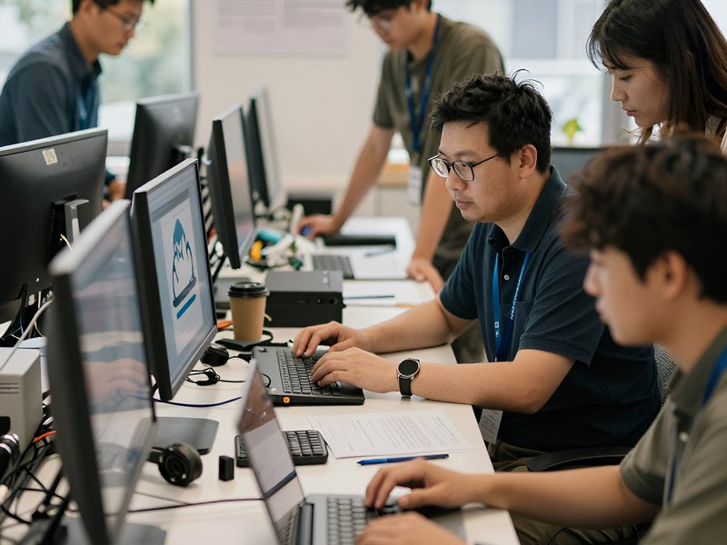Команда Бит Каунтер работает над настройкой оборудования для облачного майнинга через смарт-контракты