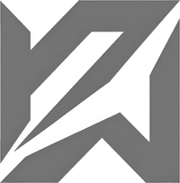 Минималистичный логотип сети Polygon в серой гамме для облачного майнинга через смарт-контракты Бит Каунтер